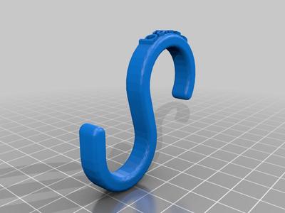Personalized hook for family towels
