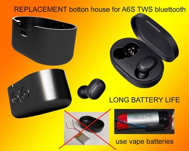 TWS A6S Bluetooth botton house replacement 