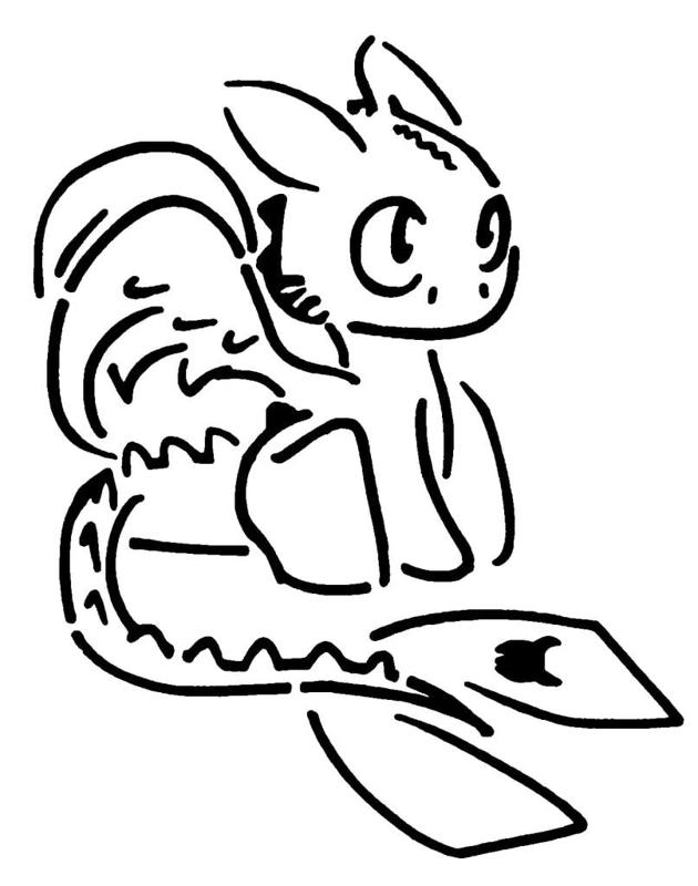 Toothless stencil 4