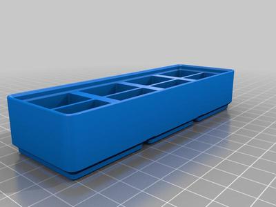 Gridfinity 8x 9v Battery Holder