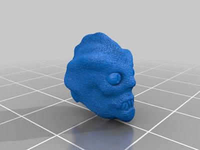 Rough Head 2 Turquoise Textured