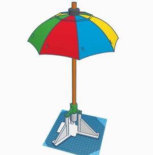 Fuente de agua Paraguas