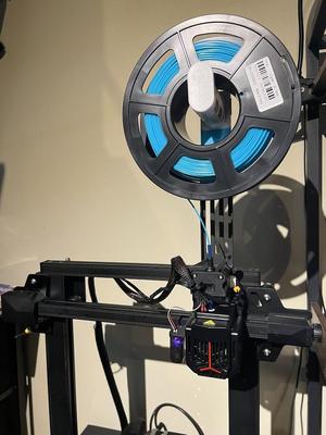 filament spool height extender for direct drive