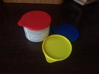 Canned cat food lid