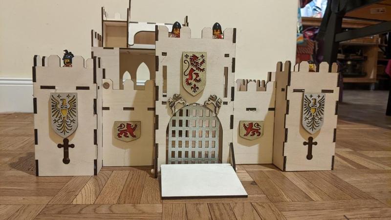 LEGO-Scale Medieval Castle / 4mm Lasercut