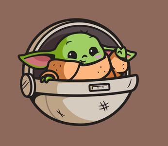 Baby Yoda Keychain