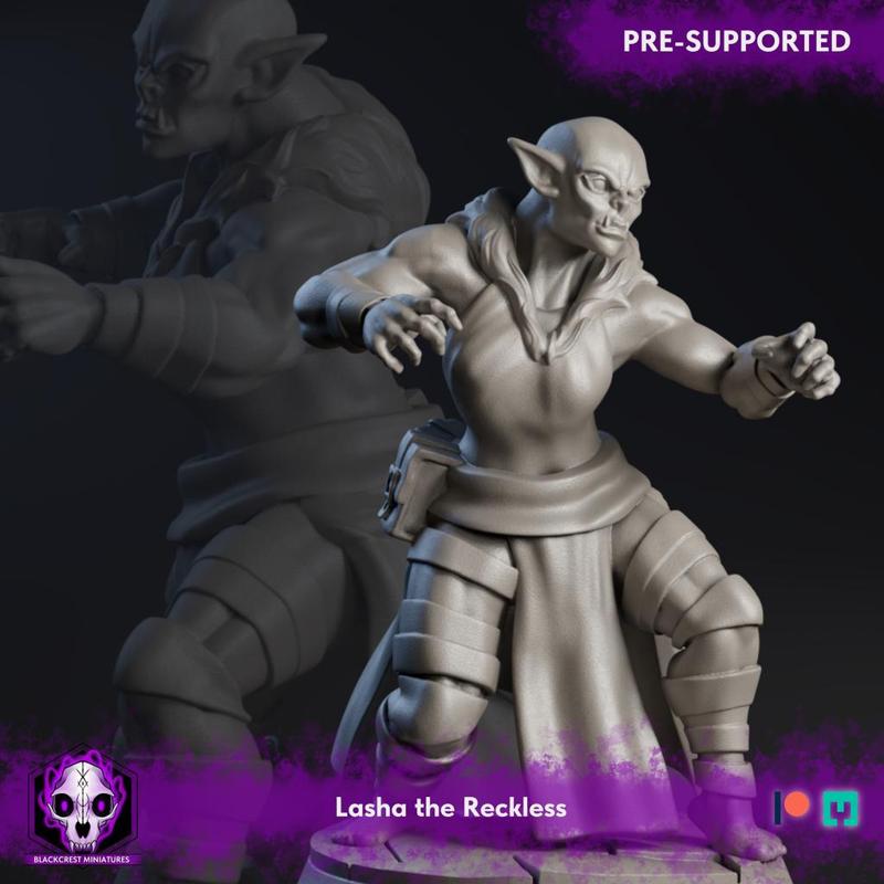 Caelitum Adventurers - Lasha the Reckless (Unsupported)