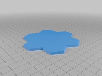 Hex Base 3x3 (Dropship Footprint style)