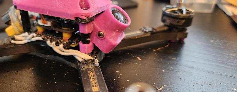 Typhon Runcam HDZero Nano 90 Stock, 1.8 lens or Predator Nano lens Stubby Camera Mount