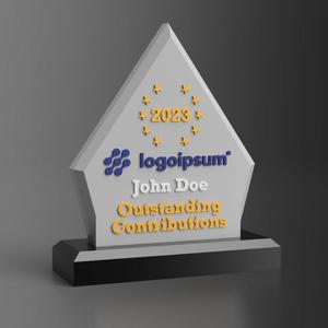 Customizable Award Trophy