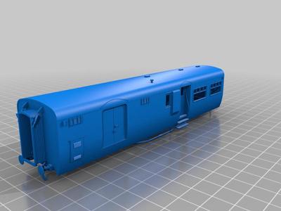 Tasmanian Government Railways DA carriage HOn3.5