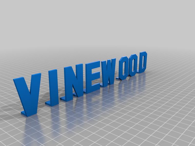 VINEWOOD sign from GTA