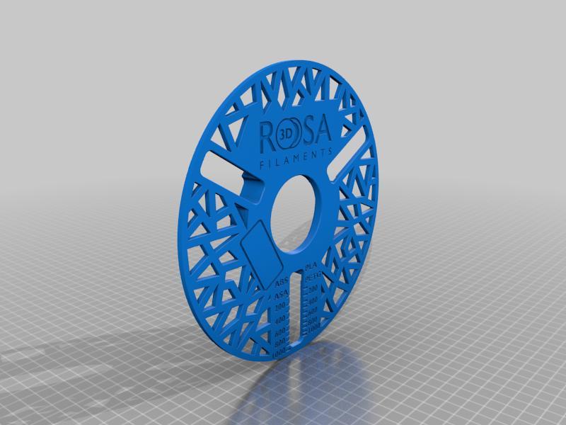 Rosa3D Filaments MASTERSPOOL - reusable ReFill discs - COMPATIBLE WITH AMS!