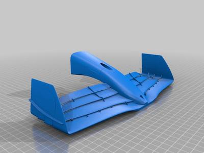 Front Wing Ferrari Formula 1 wall mount