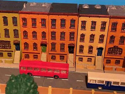 Urban building 32 - Town house (z-scale)