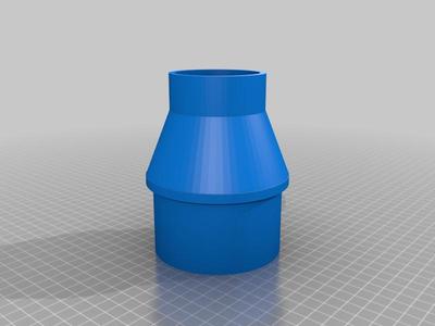 Vacuum hose adapter reducer
