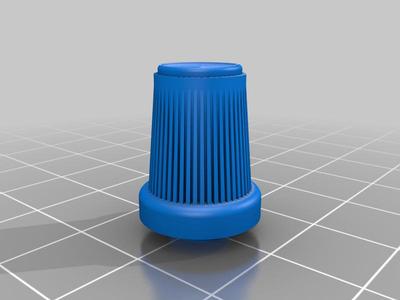 Roberts R606 radio, Tone control knob
