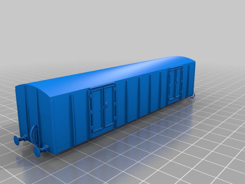 Tasmanian Government Railways EEE 30 ton van late type HOn3.5