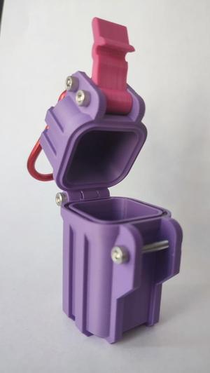 Rugged Portable Ash Tray or Small Container