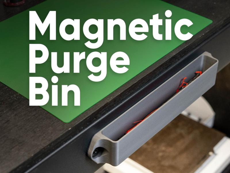 Magnetic Purge Bin (X1C/P1P/P1S)