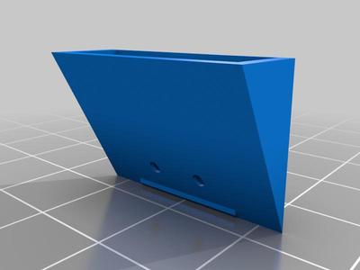 scx24 front hollow skid for tungsten putty  for hardpark axles