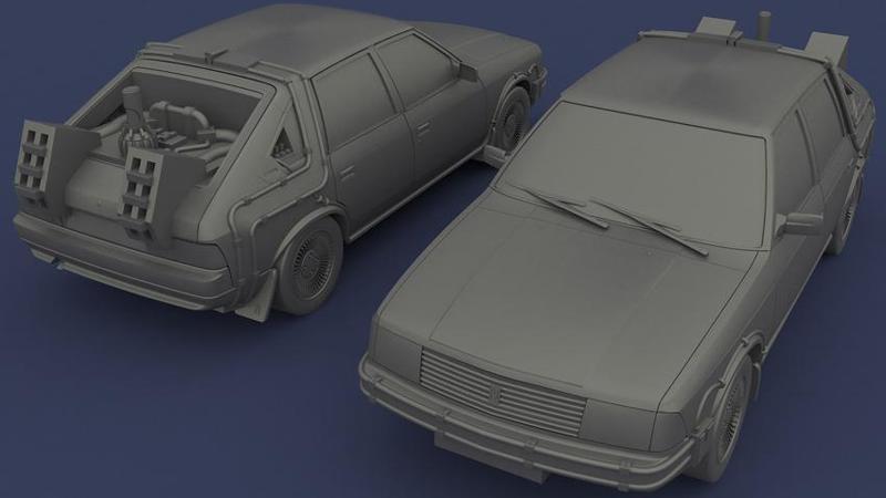 Moskvich Time Machine (AZLK-2141 & Svyatogor Back to the Future).