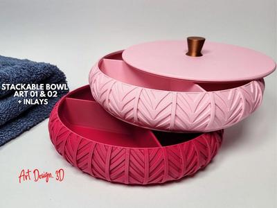 Stackable Bowl - Art 01 & 02