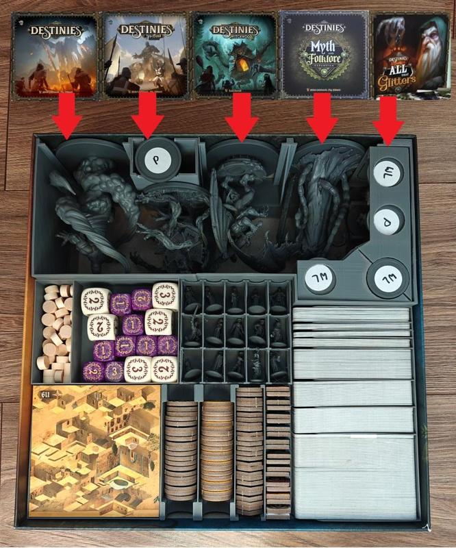 Destinies + Expansions All-in-one box organizer