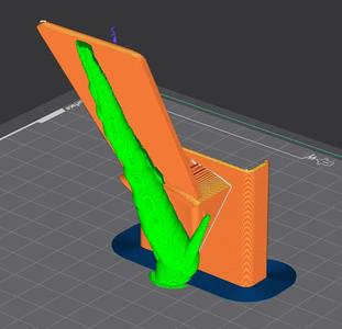 Lid stand handle for FoodCycler