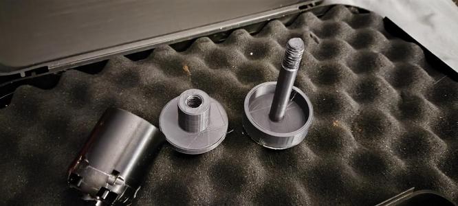 Loaded Barrel Cylinder security transport for black powder revolver .44 (Colt Navy/Pietta 1851)