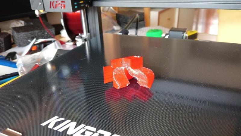 Kingroon KP5L dual port blower duct