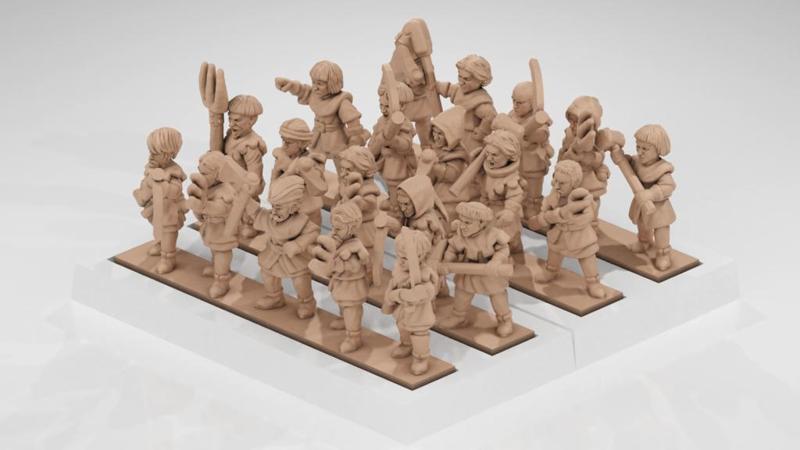 Warmaster Bretonnian Peasants