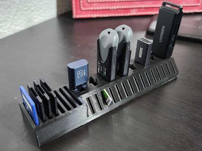 USB USB-C SD and MicroSD Holder