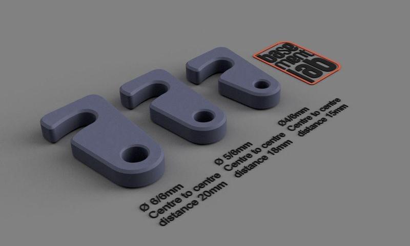 Captive C washer / Hook - Rondella a C prigioniera / Gancio