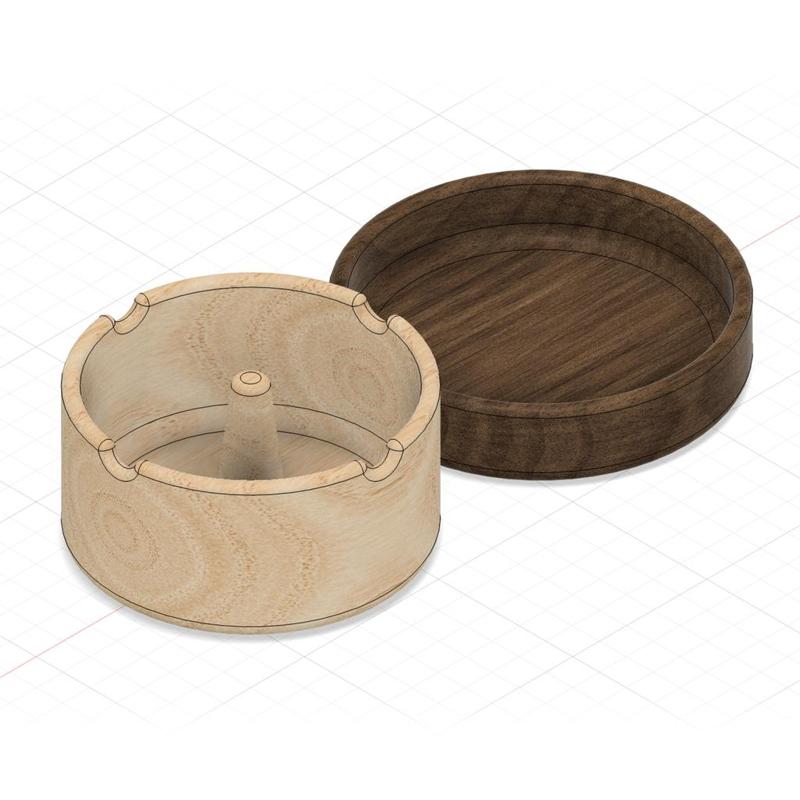 Ashtray with lid