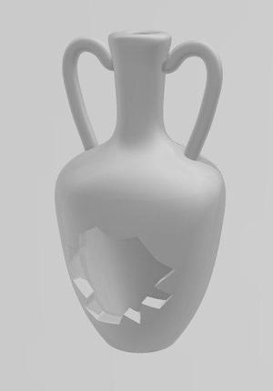 broken ancient vase