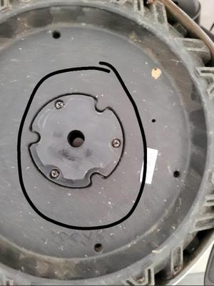 3 Screw hub for kids car gearbox adaptor