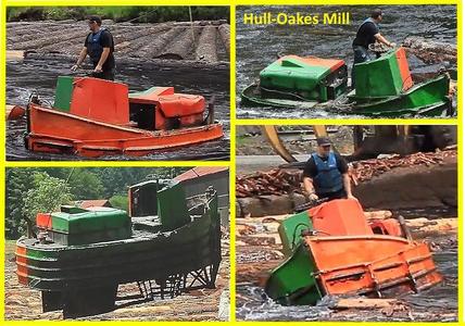 Sawmill Mill Pond 'Boom Boat'.....