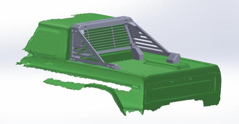TRX-4 headache rack for F-150 high trail