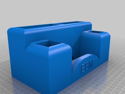 Business card and pen holder