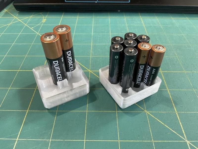 gridfinity - battery caddy AA & AAA