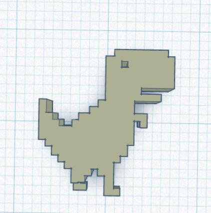 Dinosaure Google  - Google dinosaur 