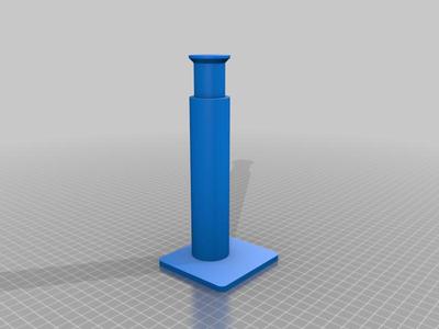 airbrush stand for a siphon feed with a larger bottle