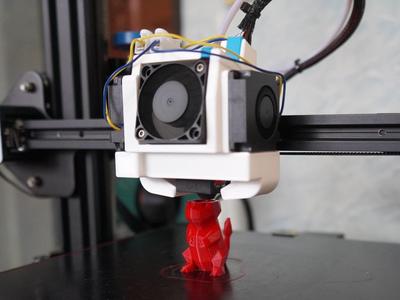 Satsana Dual-Fan Duct For Ender 3 V2
