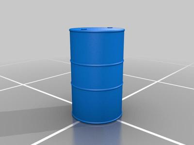 N Scale 44 Gallon Drum