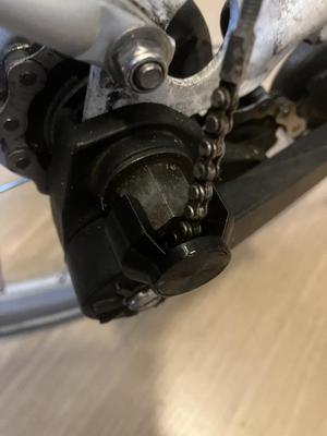 Brompton gear nut cover
