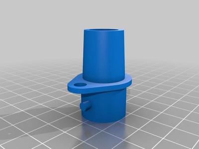 Air pump hose connector for 17mm hole 