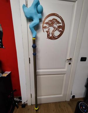 Life size Druid staff