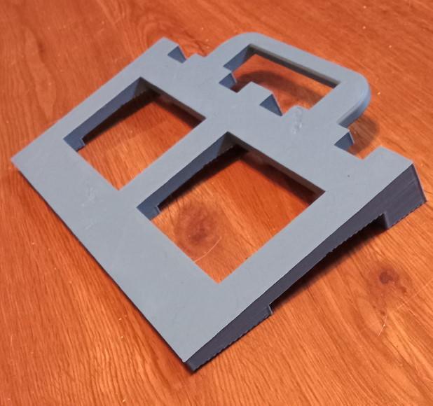 Portable mini guitar pedal board - Easy print