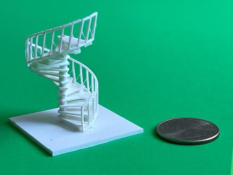 SPIRAL STAIRS HO SCALE